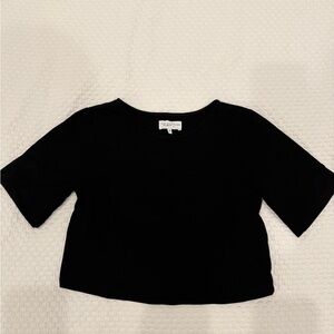 Ripley Rader Cropped Black Short Sleeve